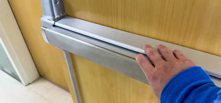 Installing a Push Bar on a Door Stevens Point